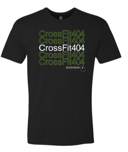 CrossFit 404 - Spring 23 Black/Green SS Unisex Tee