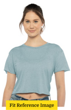 CrossFit 404 - Spring 23 White/Red Ladies Cropped Tee