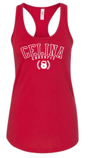 Celina CrossFit - Spring 23 Racerback Tank *Avail. In 3 Color Options