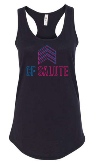 CF Salute - Spring 23 Racerback Tank *Avail. In 4 Color Options