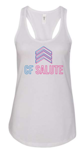 CF Salute - Spring 23 Racerback Tank *Avail. In 4 Color Options